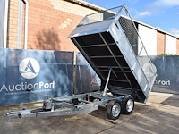 Aanhangwagen kipper bw trailer 750kg 250x150x100cm nieuw - afbeelding 1 van  1