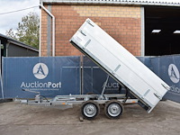 Aanhangwagen kipper bw trailer 750kg 300x150x70cm nieuw - afbeelding 1 van  1