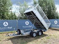 Aanhangwagen kipper bw trailers 2700kg 330x180cm nieuw - afbeelding 1 van  1