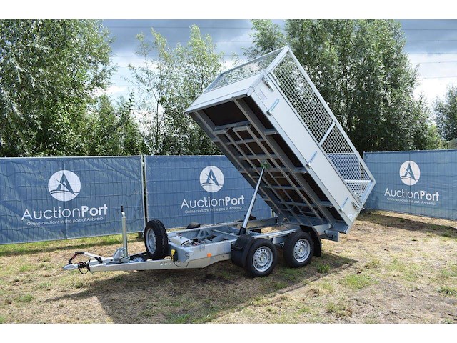 Aanhangwagen kipper bw trailers 2700kg 330x180cm nieuw - afbeelding 1 van  1