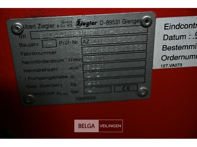 Aanhangwagen met draagbare bluspomp - afbeelding 10 van  11
