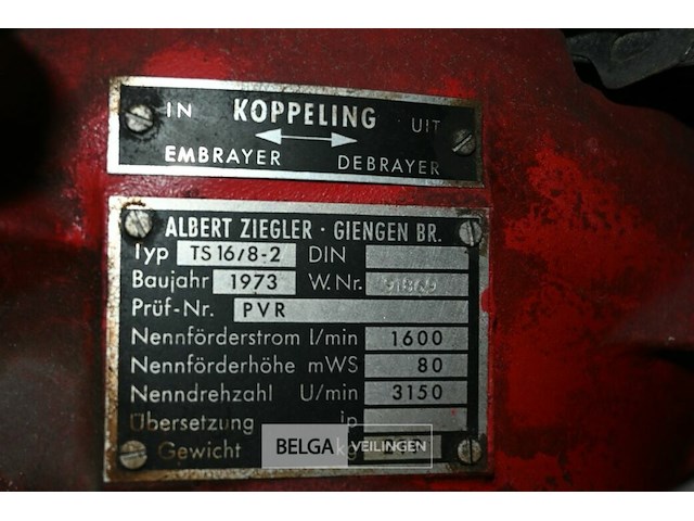 Aanhangwagen met draagbare pomp - afbeelding 7 van  8