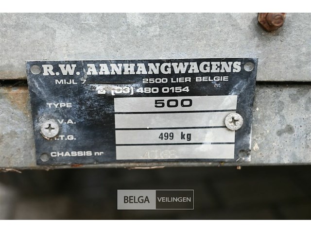 Aanhangwagen met signalisatie - afbeelding 7 van  7