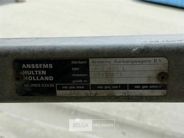 Aanhangwagen met wegsignalisatie - afbeelding 10 van  15