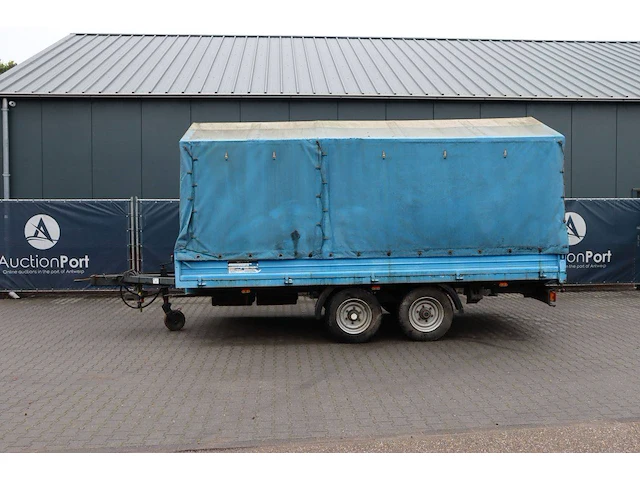 Aanhangwagen paul auwärter tth-8.6 8600kg met huif - afbeelding 1 van  1