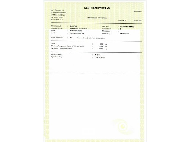 Aanhangwagen proline - afbeelding 17 van  18