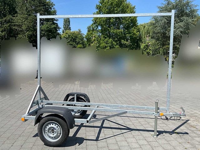 Aanhangwagen reclame gegalvaniseerd - ongebruikt - afbeelding 1 van  8