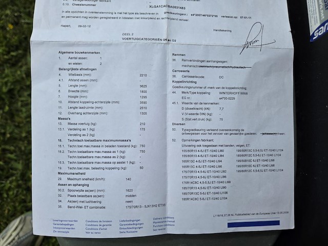 Aanhangwagen saris a1c - afbeelding 4 van  16