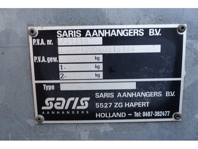 Aanhangwagen saris - afbeelding 5 van  5