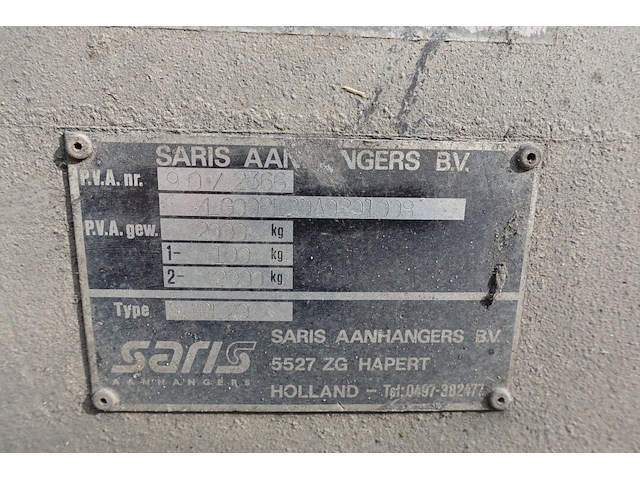 Aanhangwagen saris - afbeelding 6 van  8