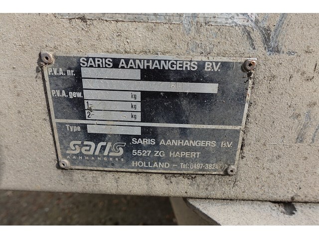Aanhangwagen saris - afbeelding 6 van  7
