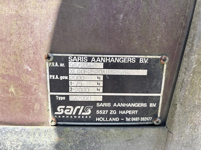 Aanhangwagen saris - afbeelding 3 van  16