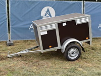 Aanhangwagen voor 3 honden bw 500kg 170x100cm nieuw - afbeelding 1 van  1
