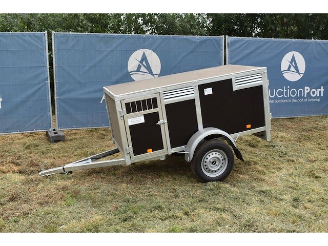 Aanhangwagen voor 4 honden 240x100cm nieuw - afbeelding 1 van  1