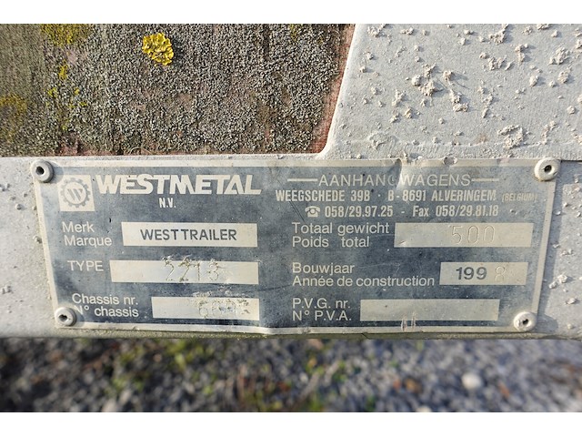 Aanhangwagen westtrail - afbeelding 6 van  8