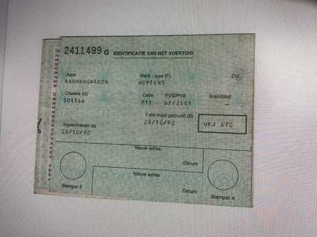 Aanhangwagen weytens - afbeelding 1 van  4
