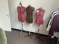 Aanpasbare buste paspop (3x) - afbeelding 1 van  7