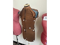 Aanpasbare buste paspop (3x) - afbeelding 3 van  7