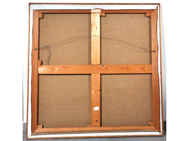 Aat verhoog - tegenlicht - olie op doek - 100x100 cm - 1978 - afbeelding 3 van  12