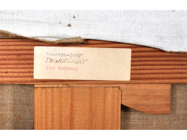 Aat verhoog - tegenlicht - olie op doek - 100x100 cm - 1978 - afbeelding 4 van  12