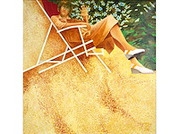 Aat verhoog - tegenlicht - olie op doek - 100x100 cm - 1978