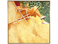 Aat verhoog - tegenlicht - olie op doek - 100x100 cm - 1978 - afbeelding 5 van  12