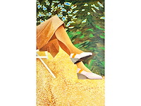 Aat verhoog - tegenlicht - olie op doek - 100x100 cm - 1978 - afbeelding 8 van  12