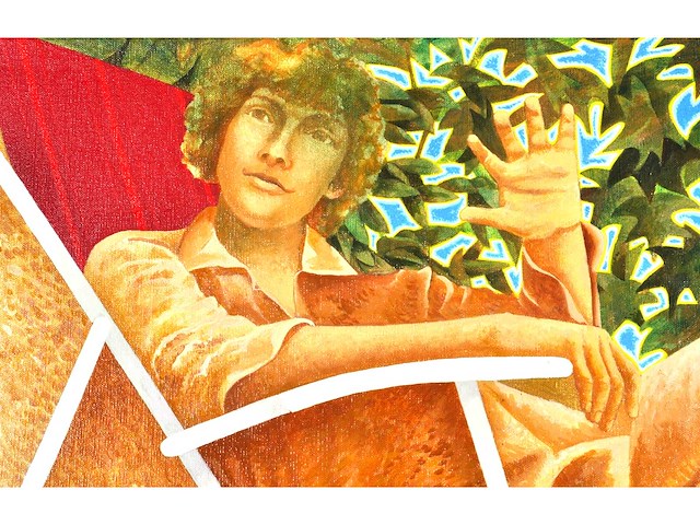 Aat verhoog - tegenlicht - olie op doek - 100x100 cm - 1978 - afbeelding 9 van  12