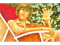 Aat verhoog - tegenlicht - olie op doek - 100x100 cm - 1978 - afbeelding 9 van  12