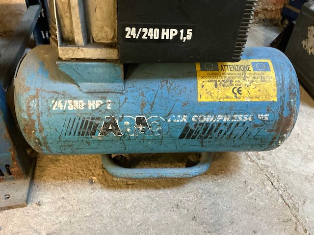 Abac 24/300 hp 1,5 luchtcompressor - afbeelding 4 van  4