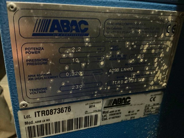 Abac silent- ln hp3 luchtcompressor - afbeelding 6 van  6