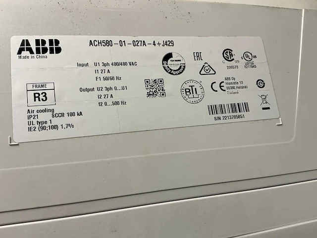 Abb ach580-01-027a-4+j429 frequentieregelaar - afbeelding 5 van  5