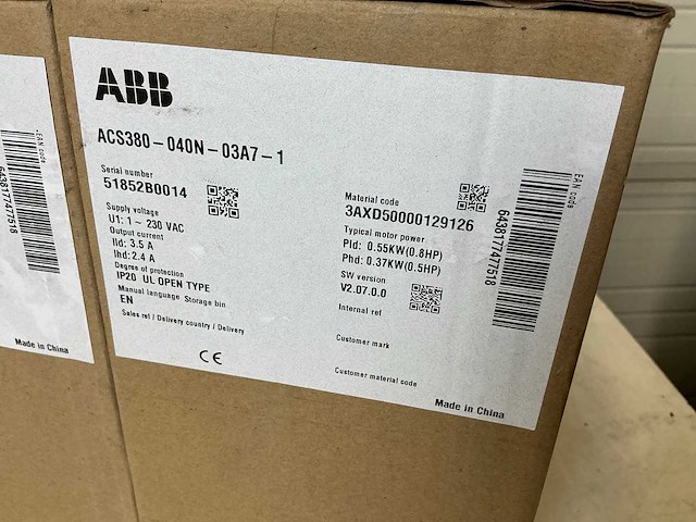 Abb acs380-040n-03a7-1 frequentieregelaar (3x) - afbeelding 7 van  7