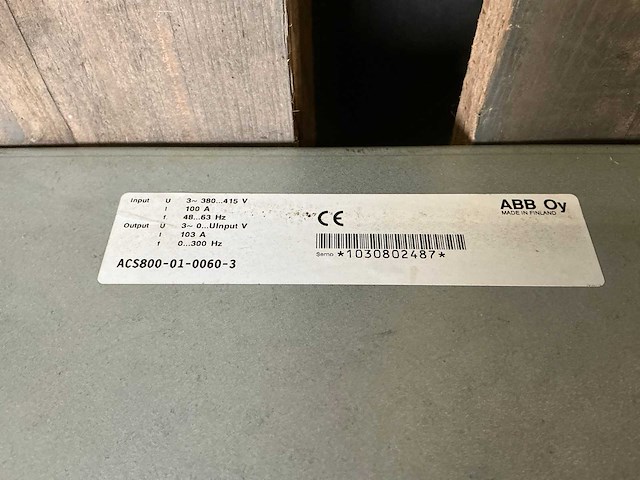 Abb acs800-01-0060-3 frequentieregelaar - afbeelding 8 van  8