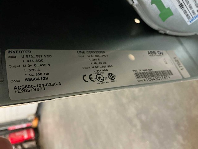 Abb acs800 frequentieregelaar met line converter - afbeelding 2 van  10