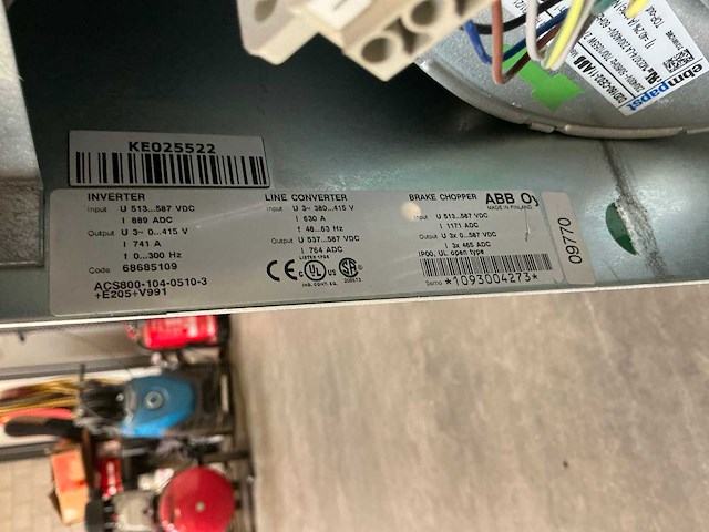 Abb acs800 frequentieregelaar met line converter - afbeelding 9 van  9