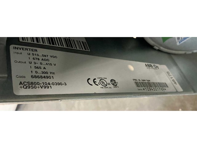 Abb acs800 frequentieregelaar - afbeelding 6 van  14
