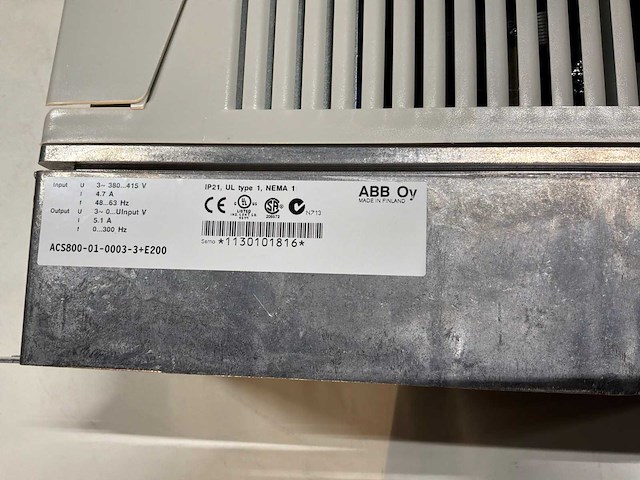 Abb acs800 frequentieregelaar - afbeelding 5 van  11