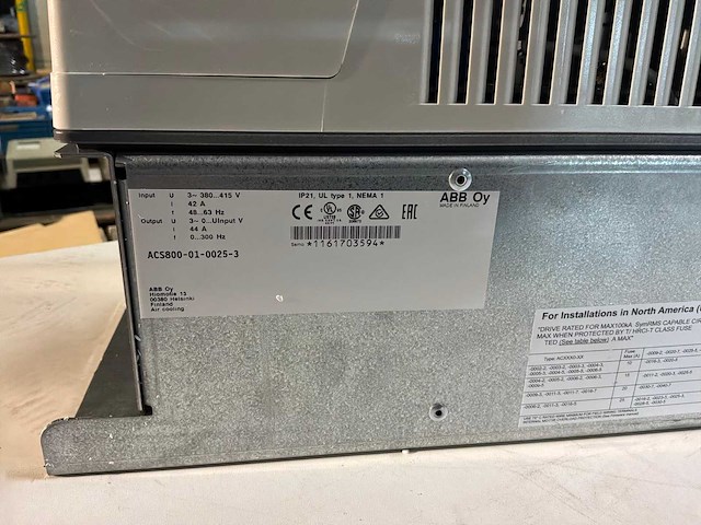 Abb acs800 frequentieregelaar - afbeelding 6 van  10
