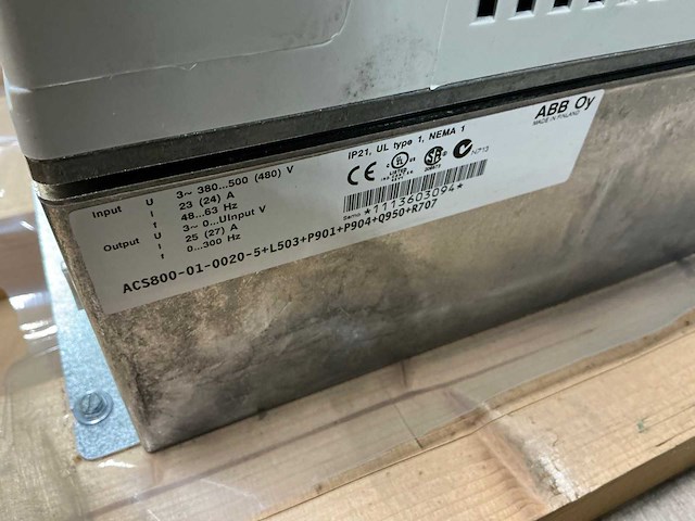 Abb acs800 frequentieregelaar - afbeelding 3 van  3