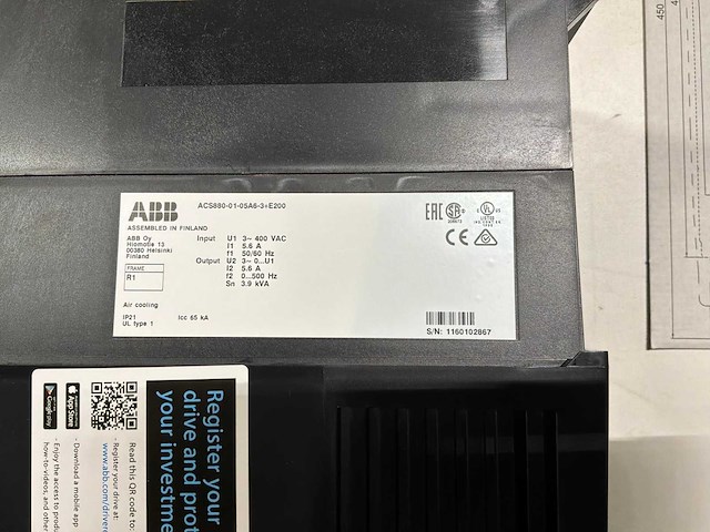 Abb acs880 frequentieregelaar - afbeelding 4 van  6