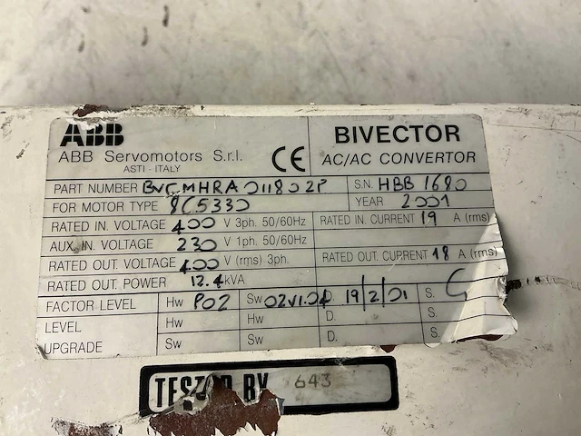 Abb bivector 500 servoregelaar - afbeelding 6 van  6