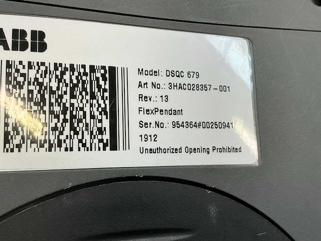 Abb dsqc679 bedieningspaneel - afbeelding 6 van  6