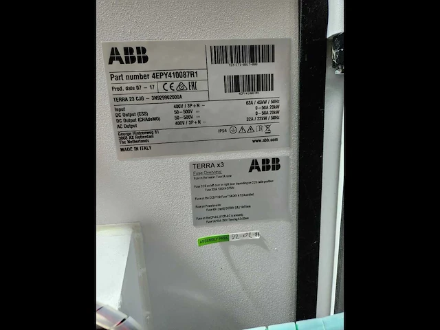 Abb ev charging terra multi standerd laadpaal 1x - afbeelding 14 van  26
