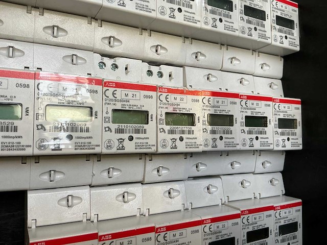 Abb ev1 012-100 1-fase kwh meters (54x) - afbeelding 3 van  8