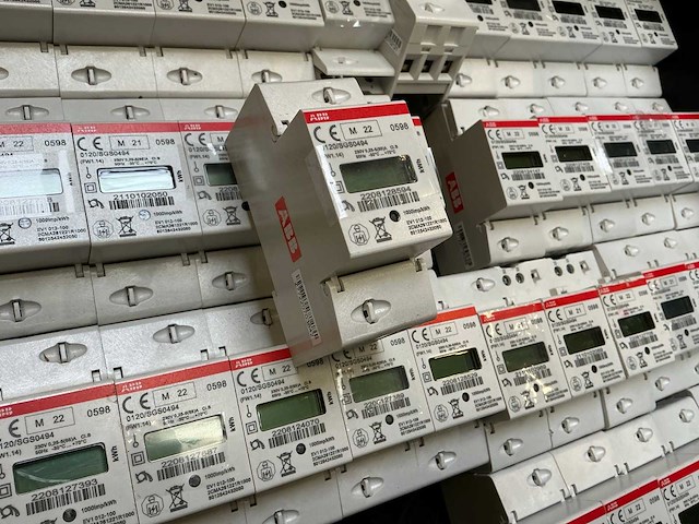 Abb ev1 012-100 1-fase kwh meters (54x) - afbeelding 4 van  8
