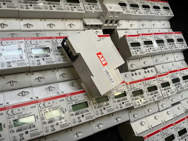 Abb ev1 012-100 1-fase kwh meters (54x) - afbeelding 3 van  4
