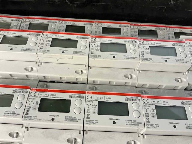 Abb ev3 012-100 driefasige kwh-meter (50x) - afbeelding 4 van  6