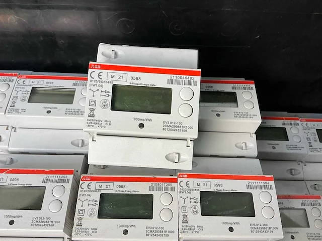 Abb ev3 012-100 driefasige kwh-meter (50x) - afbeelding 3 van  8
