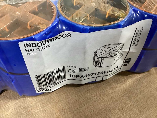 Abb inbouwdoos met deksel (40x) - afbeelding 1 van  2